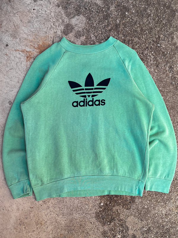 1980s “Adidas” Bootleg Raglan Sweatshirt (M)