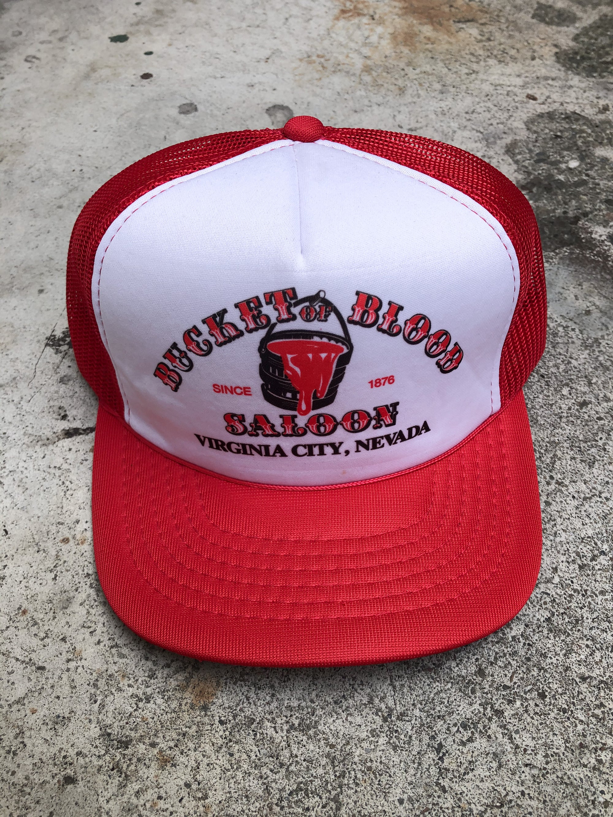 1990s “Bucket of Blood” Trucker Hat