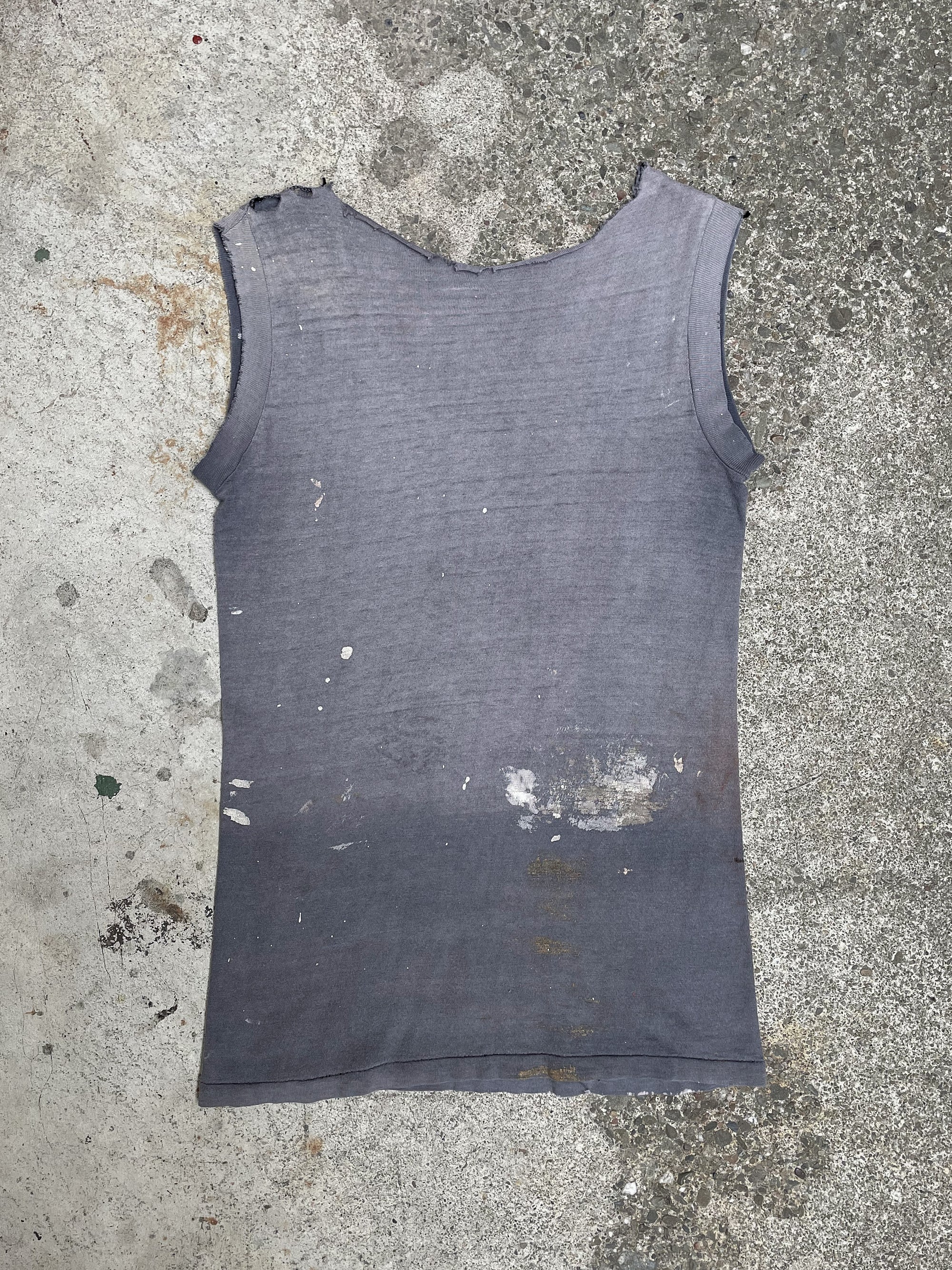 1970s “Chateau St. Julian” Thrashed Sun Faded Tank Top