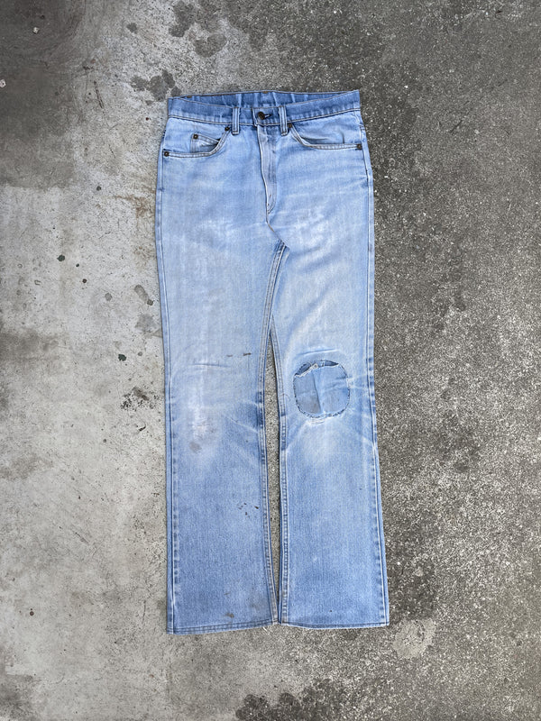 1980s Levi’s Patched Faded Blue 517 Removed Pocket (31X32)