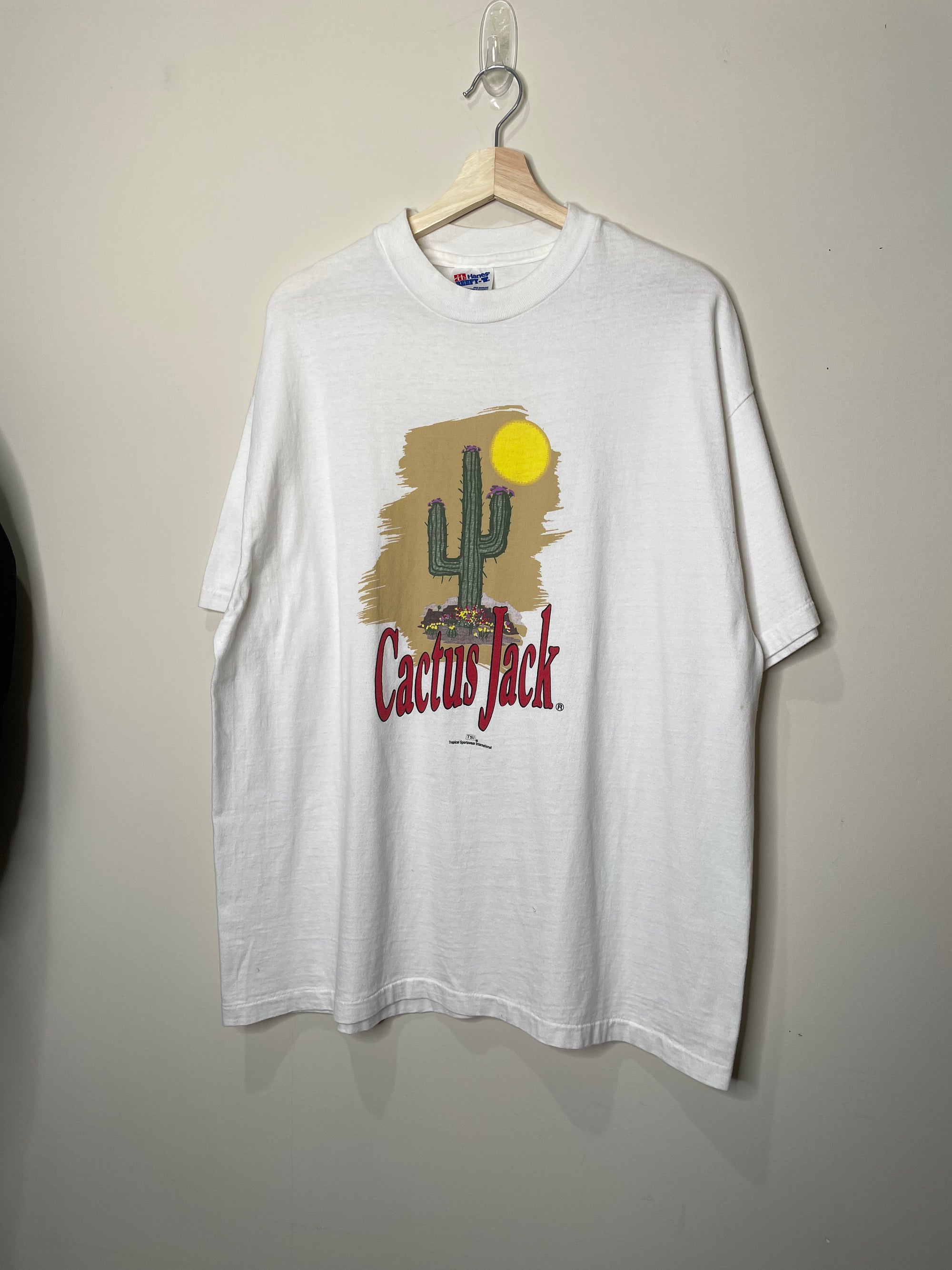 1990s “Cactus Jack” Single Stitched Hanes Beefy Tee (XL)