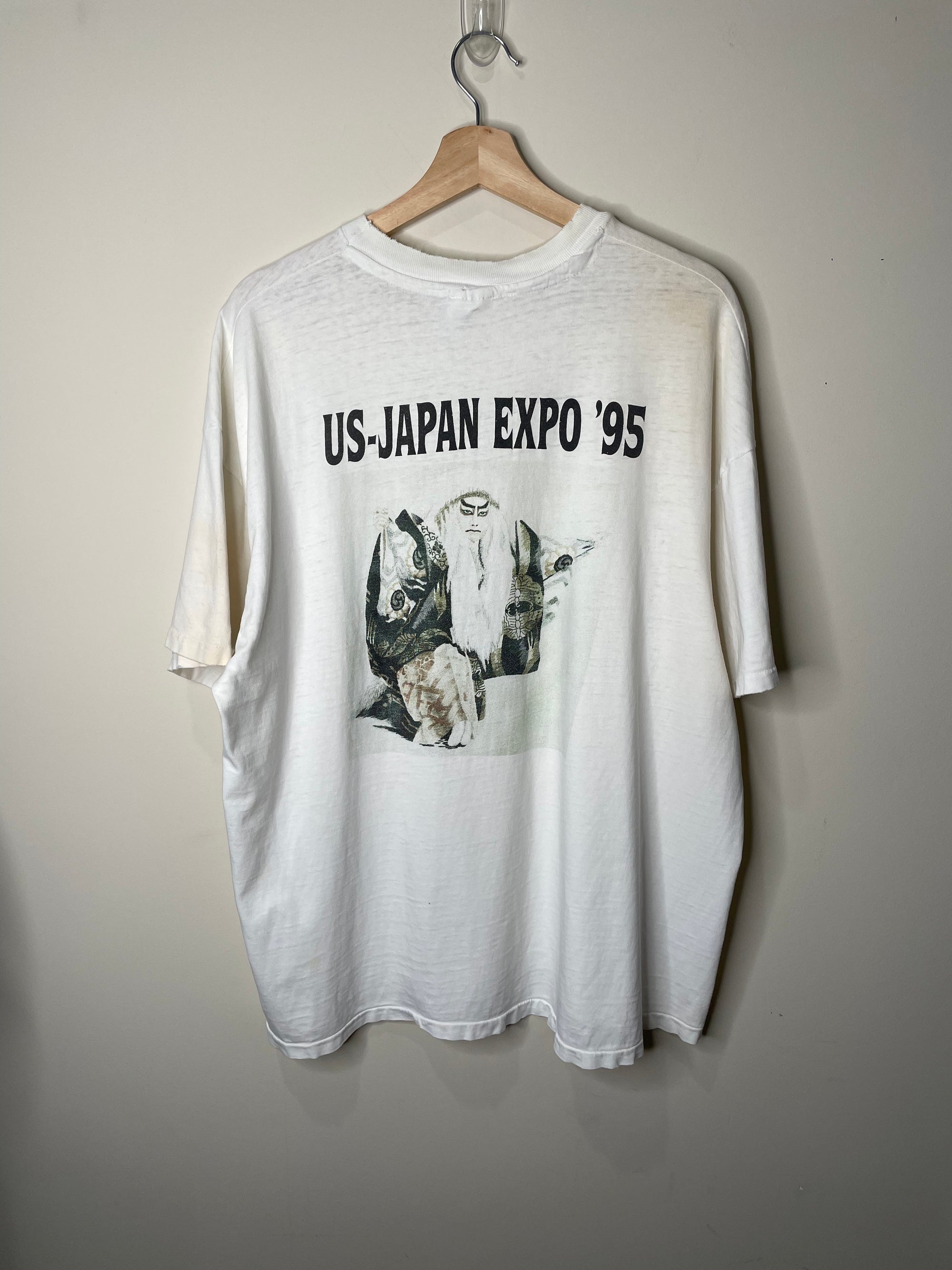 1990s “US-Japan Expo” Distressed Single Stitched Tee (XL/XXL)