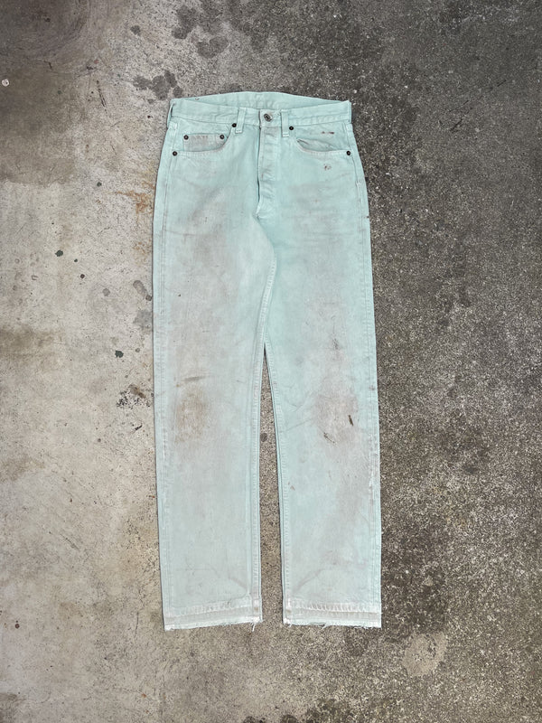 1980s Levi’s Dirty Mint 501 Released Hem (28X31)