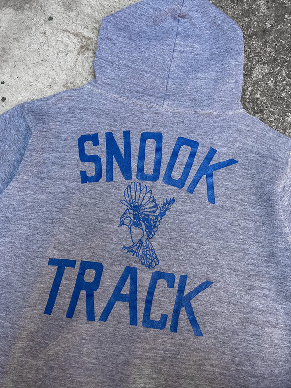 1970s Russell “Snook Track” Heather Grey Hoodie