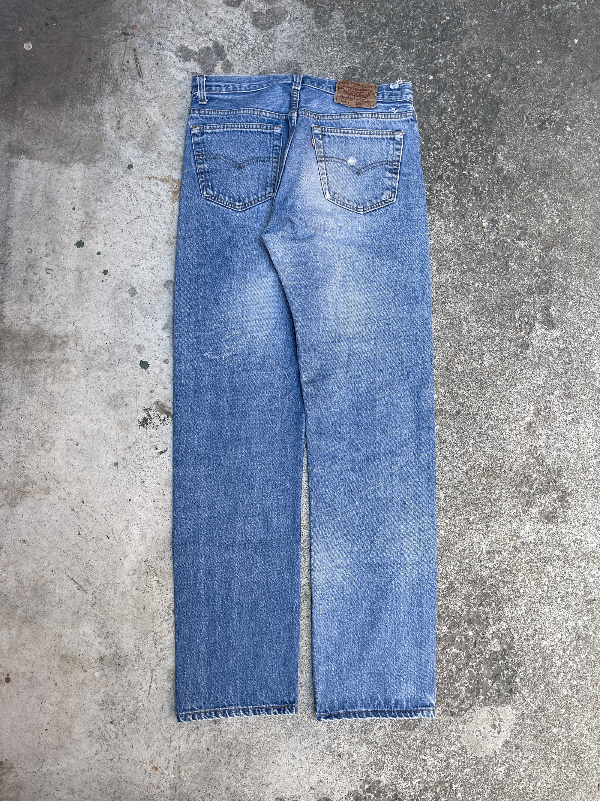 1990s Levi’s Worn In Blue 501XX (31X32)