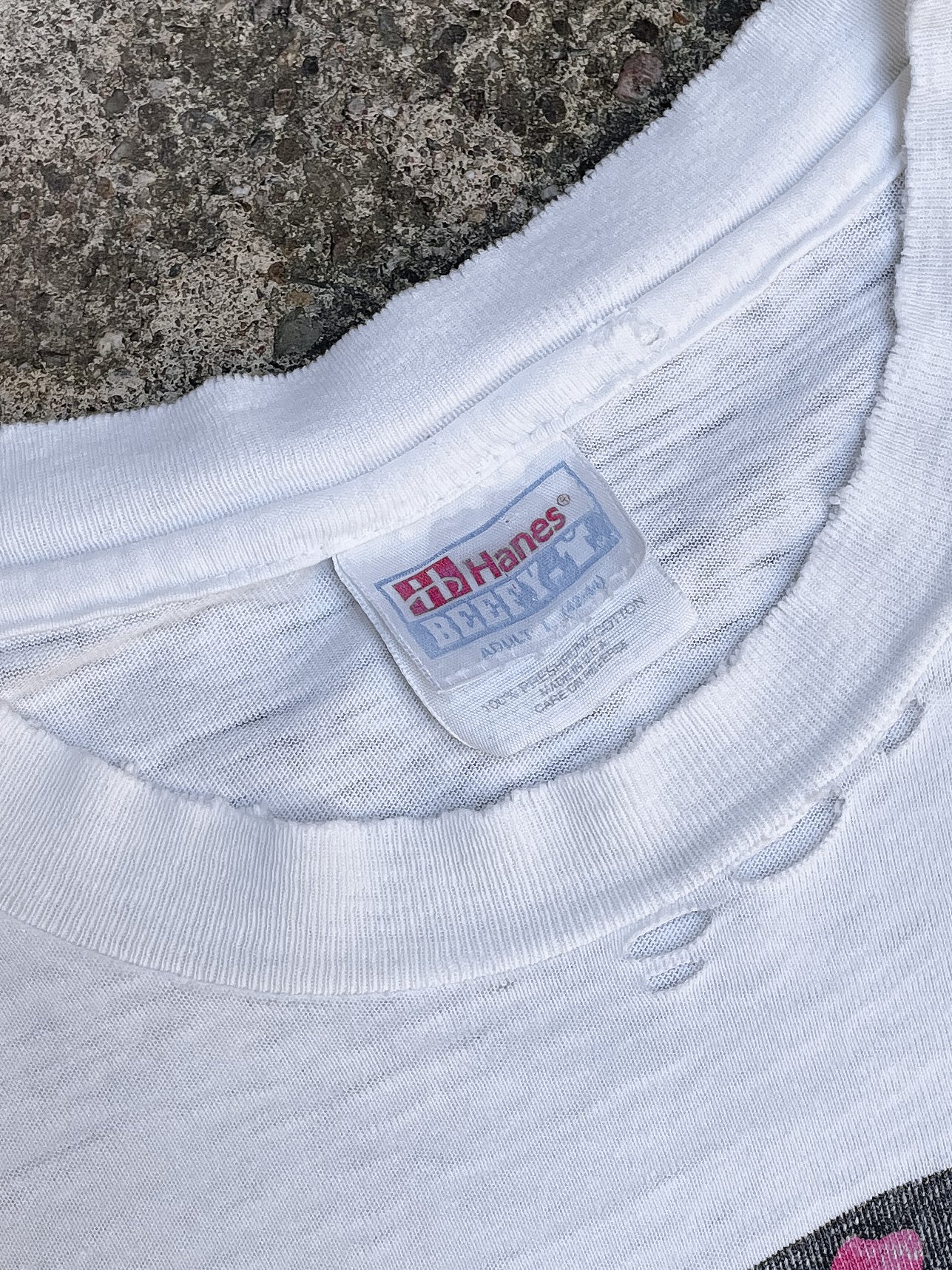 1990s “Berkeley” Single Stitched Hanes Beefy Tee