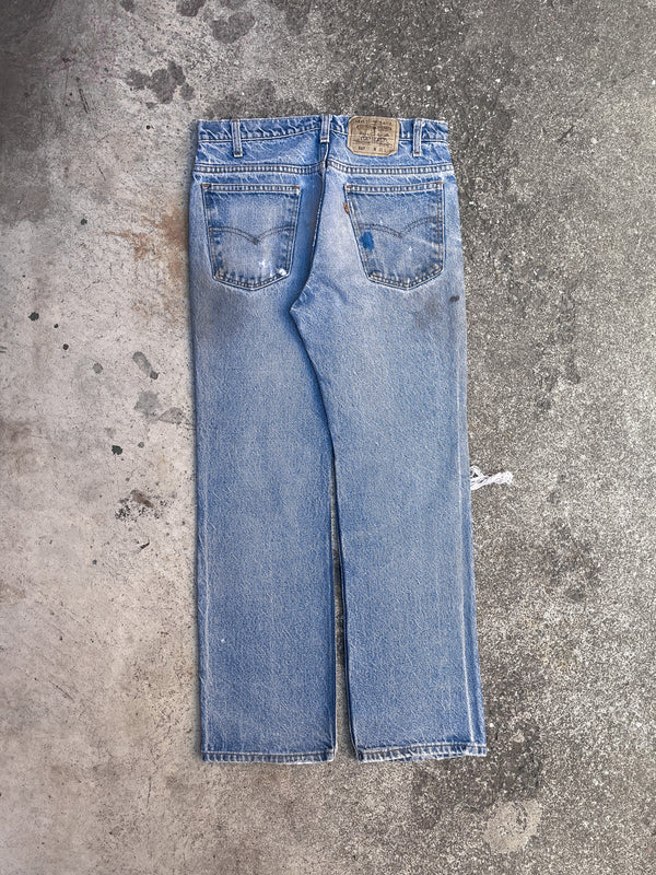 1990s Orange Tab Levi’s Distressed Blue 517 (28X28)