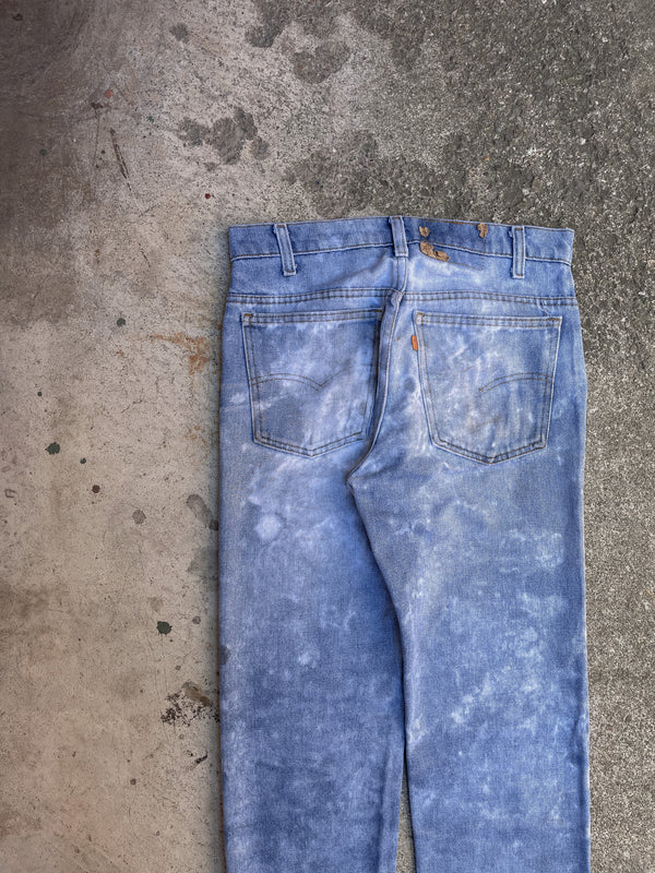 1970s Orange Tab Levi’s Sun Bleached Blue 509 (30X32)