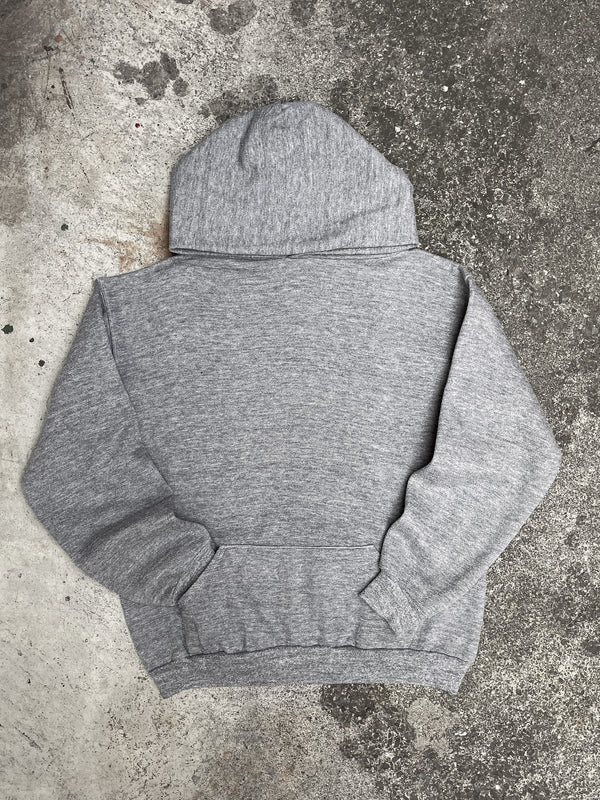 1970s Russell Heather Grey Blank Hoodie