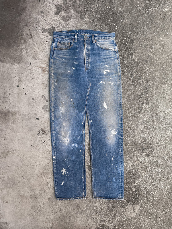 1990s Levi’s Painted Faded Blue 501 (30X31)