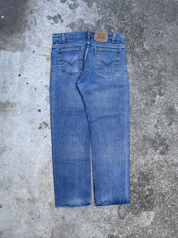 1990s Orange Tab Levi’s Faded Blue 505 Scovill Zip (34X27)