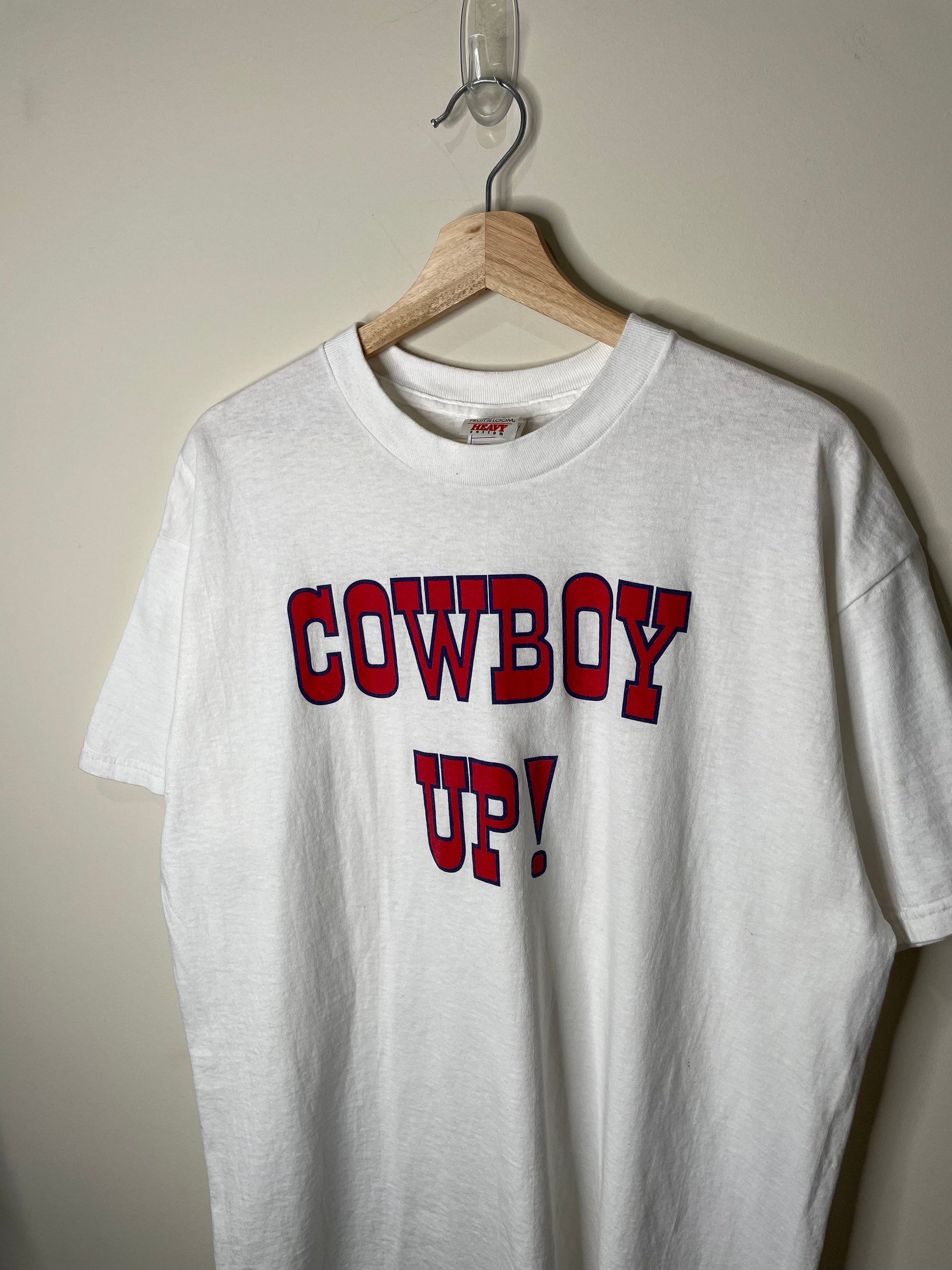 Vintage 00s “Cowboy Up!” Tee (XL)