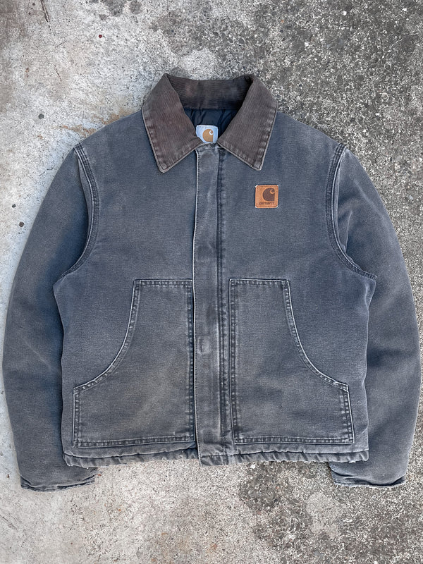 Carhartt Faded Petrol Blue Grey Quilted Arctic Jacket (S/M)