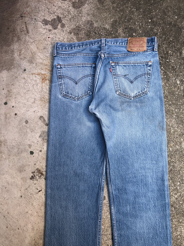 1990s Levis Faded Blue 501XX (33X32)