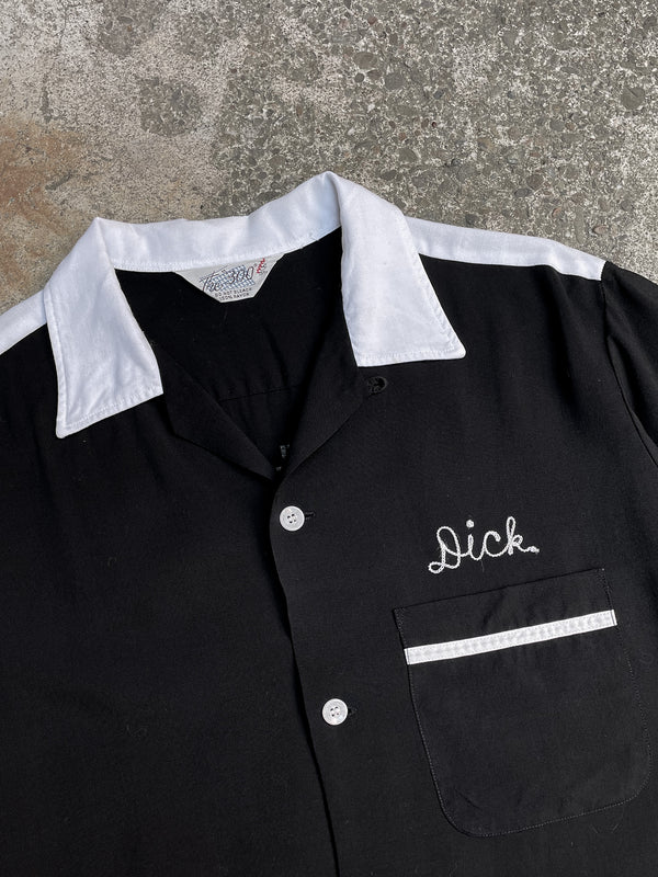 1960s “Dick Frost” Chain Stitched Camp-Collar Bowling Shirt