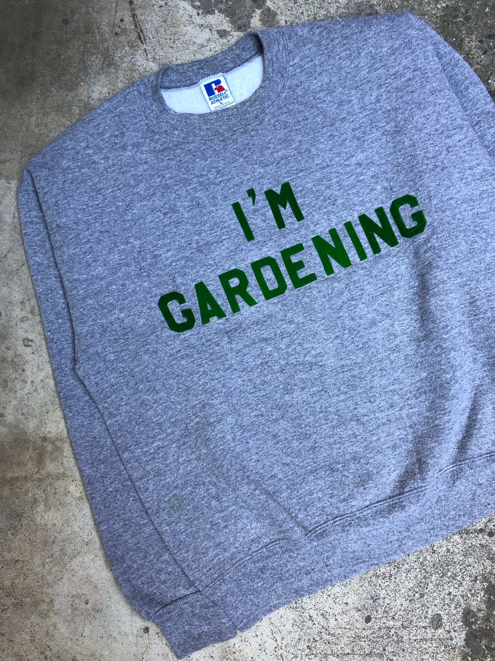 1980s Russell “I’m Gardening” Sweatshirt