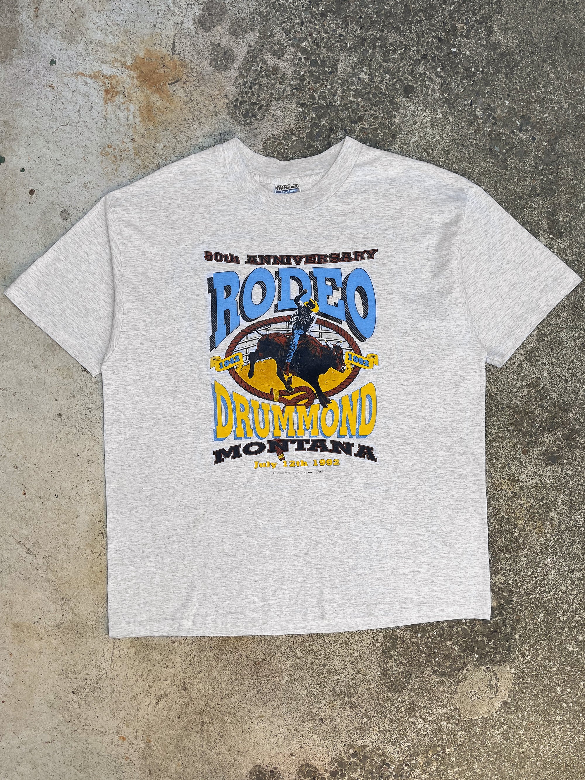 1990s “Drummond Rodeo” Single Stitched Tee (XL)