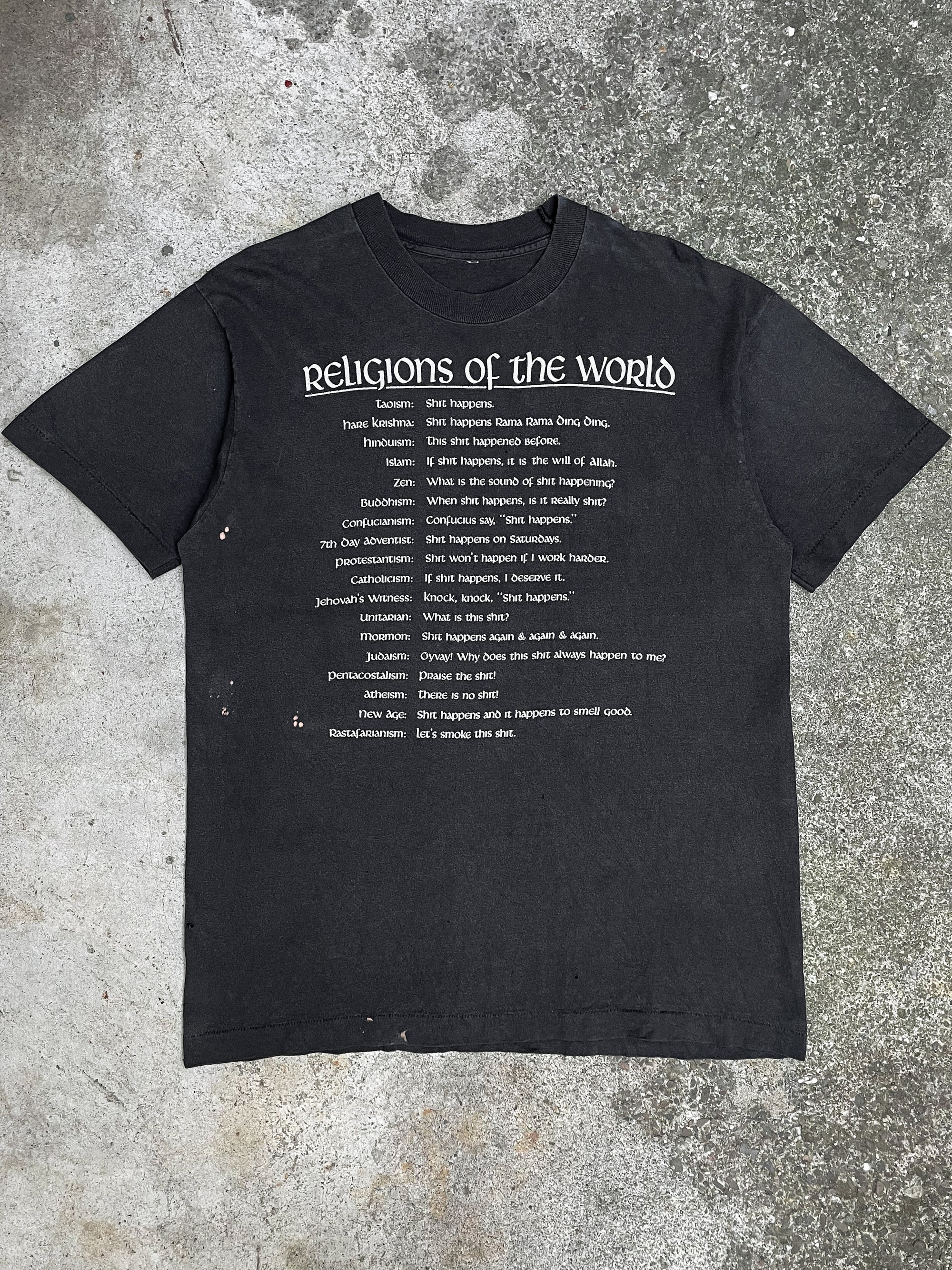 1990s “Religions of the World” Single Stitched Tee