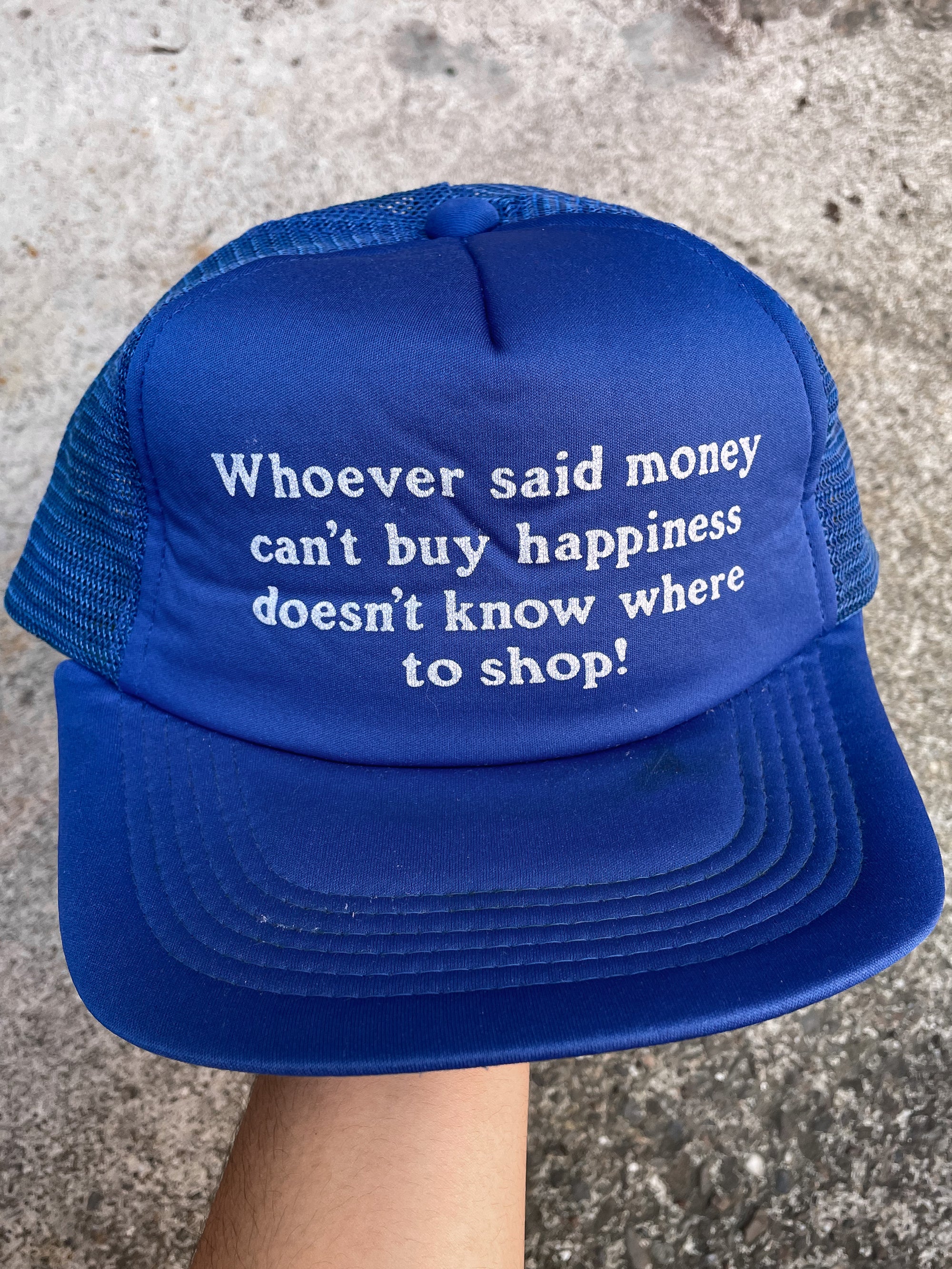 1990s “Money Can’t Buy Happiness” Trucker Hat