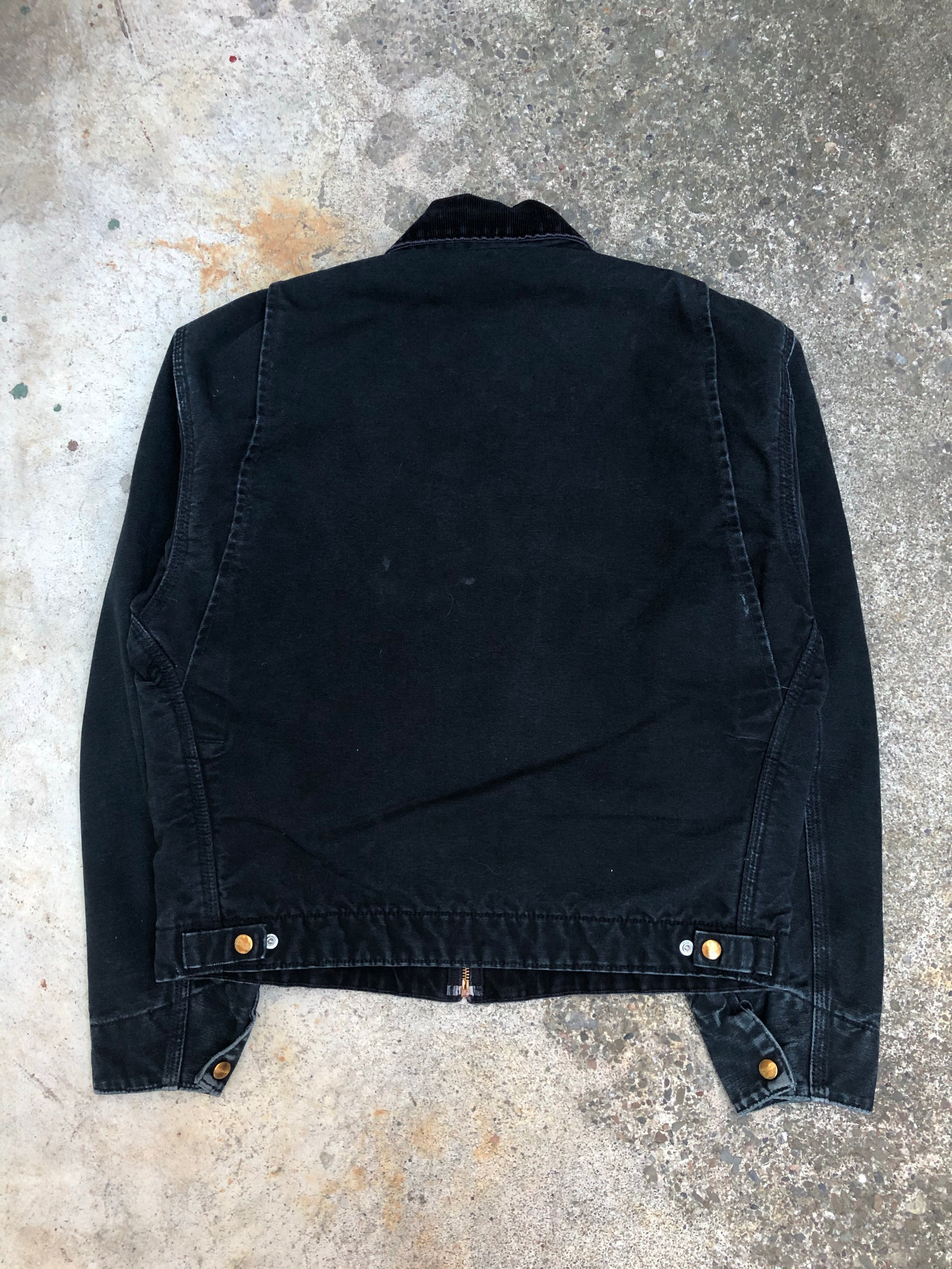 1990s Carhartt Faded Black Lined Work Jacket (S/M)