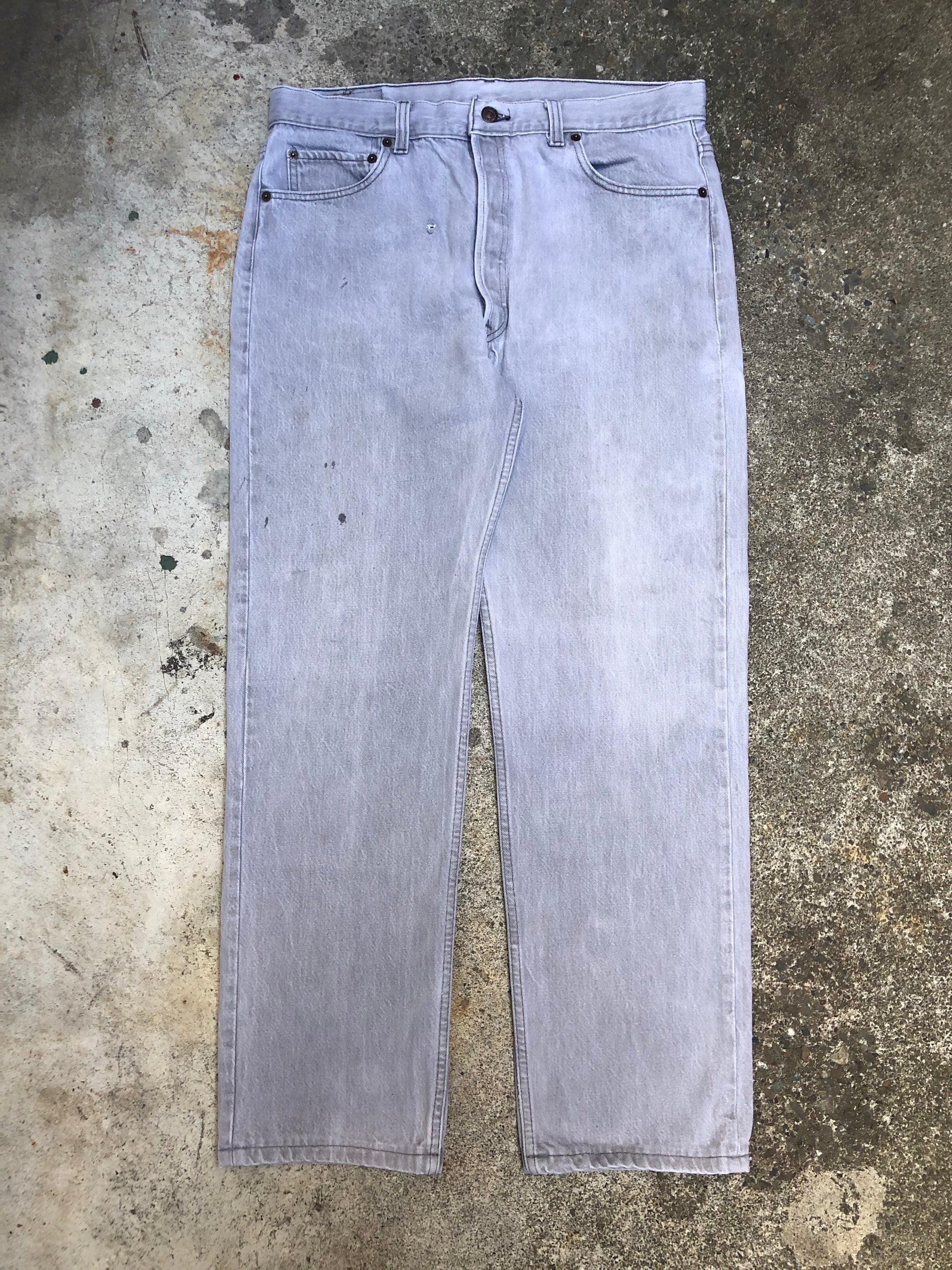 1990s Levis Faded Grey 501 (34X29)