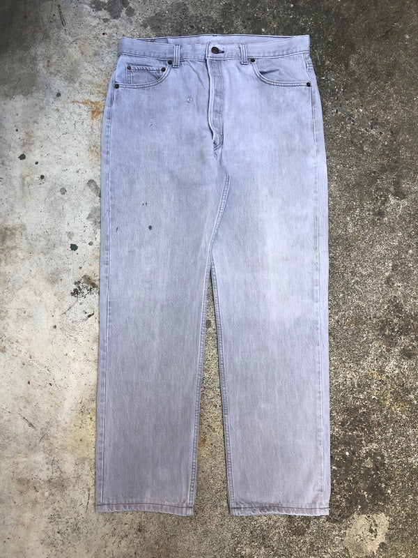 1990s Levis Faded Grey 501 (34X29)