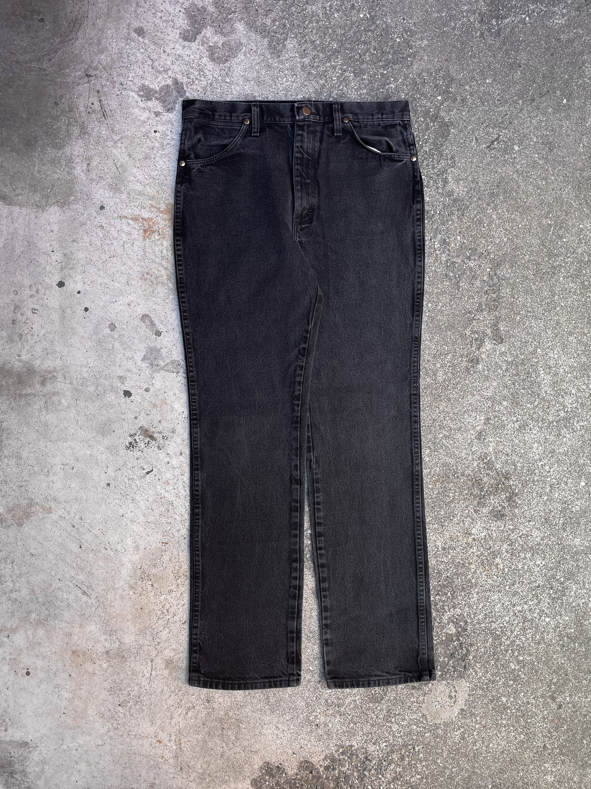 1990s Wrangler Faded Black Denim (33X32)