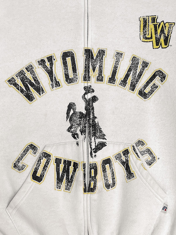 Vintage Russell “Wyoming Cowboys” Zip Up Hoodie