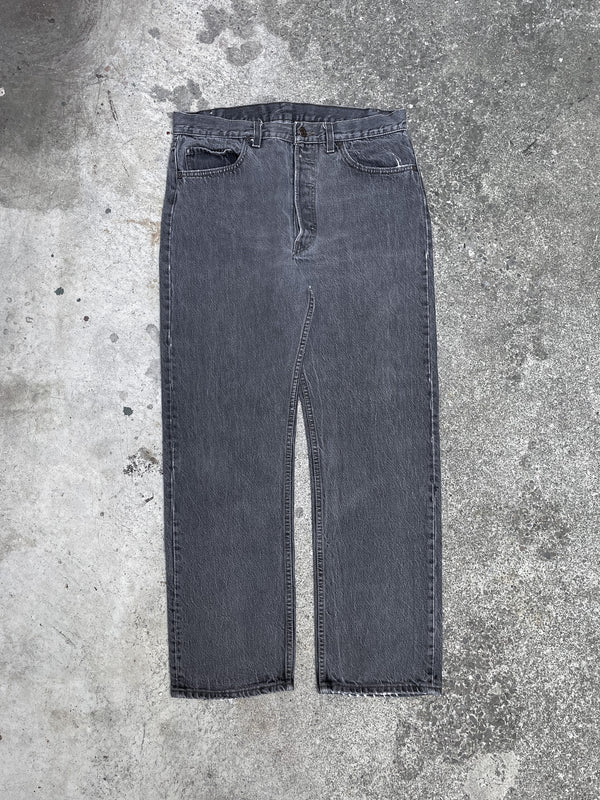 1980s/90s Levi’s Repaired Faded Grey 501 (32X28)