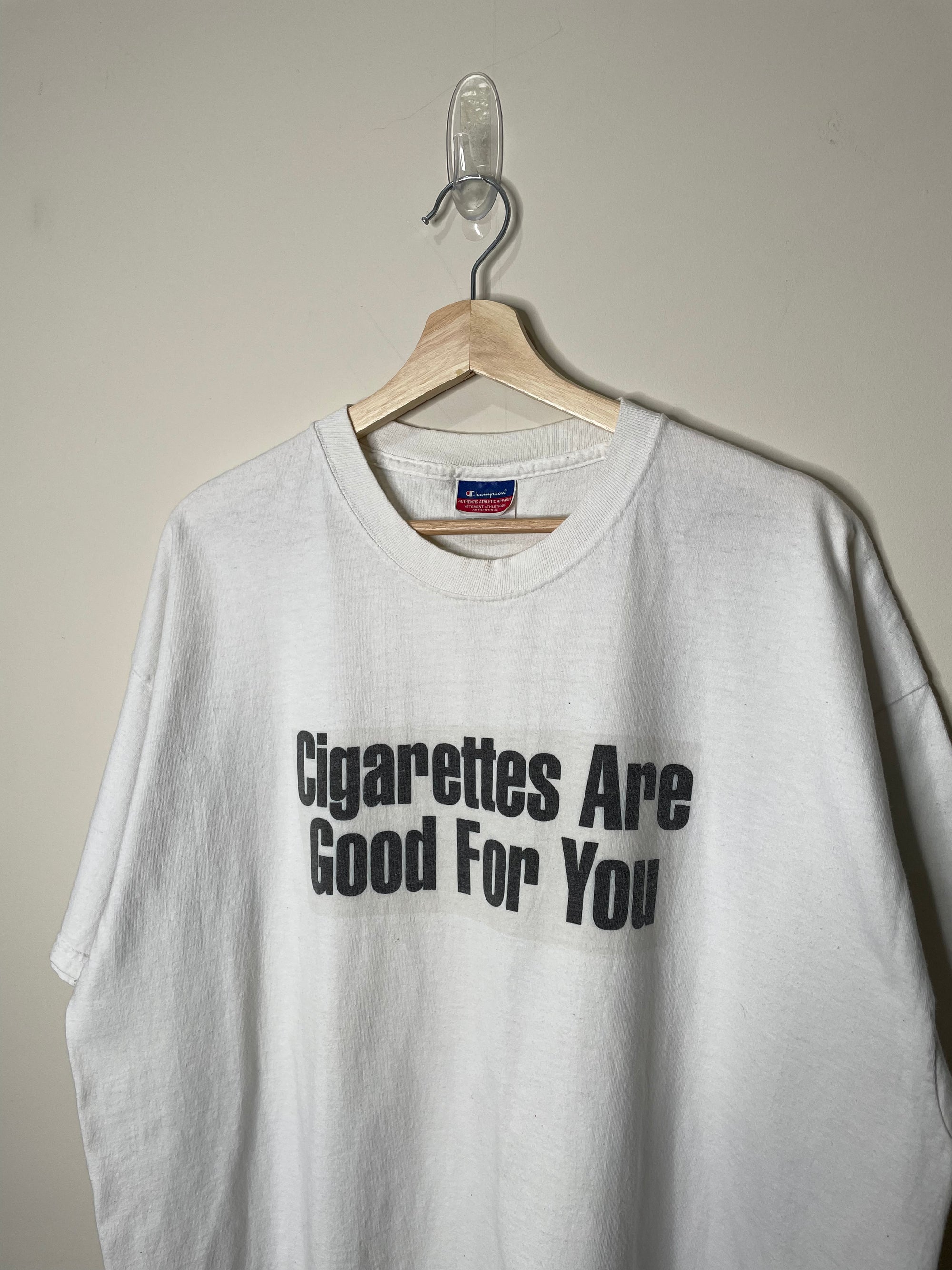 Vintage “Cigarettes Are Good For You” Tee (XL)