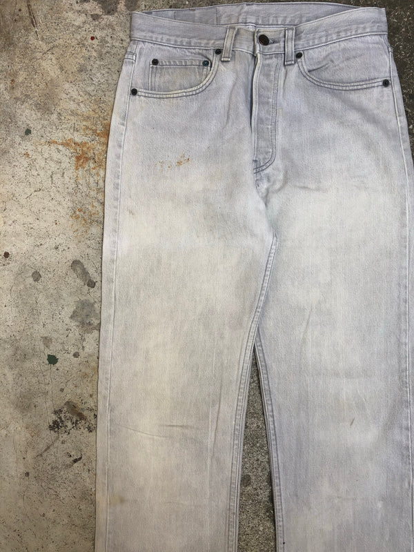 1990s Worn In Grey Levis 501 (30X32)