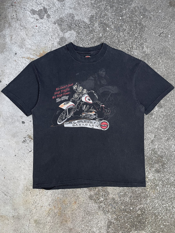 1990s Harley Davidson “We Don’t Just Stop Traffic…” Single Stitched Tee (XL)