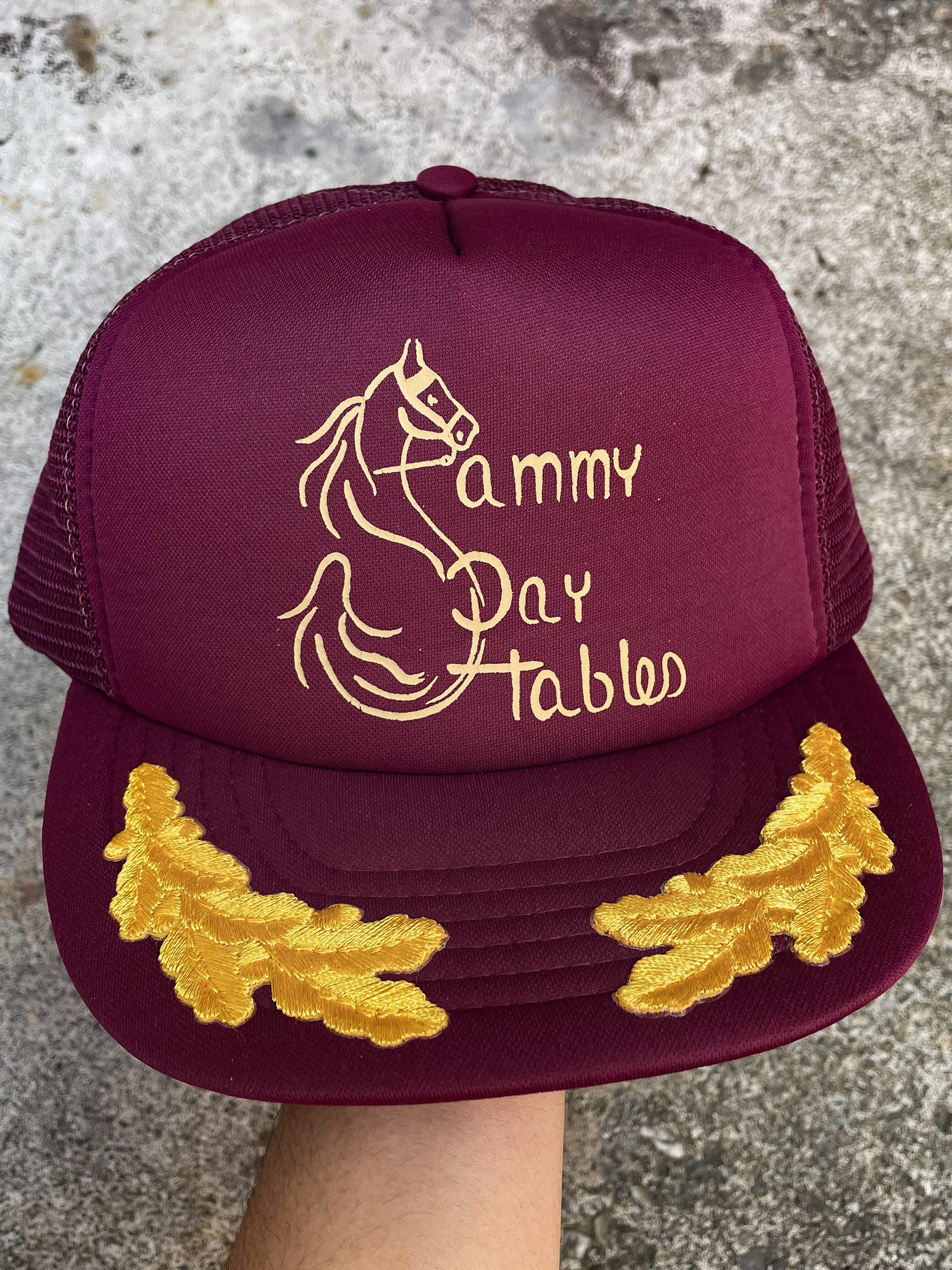 1990s “Sammy Day Stables” Embroidered Trucker Hat