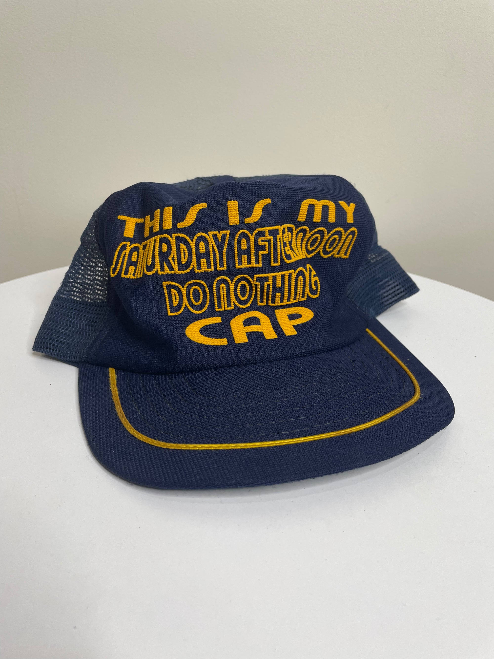 1980s “Saturday Afternoon Do Nothing” Trucker Hat