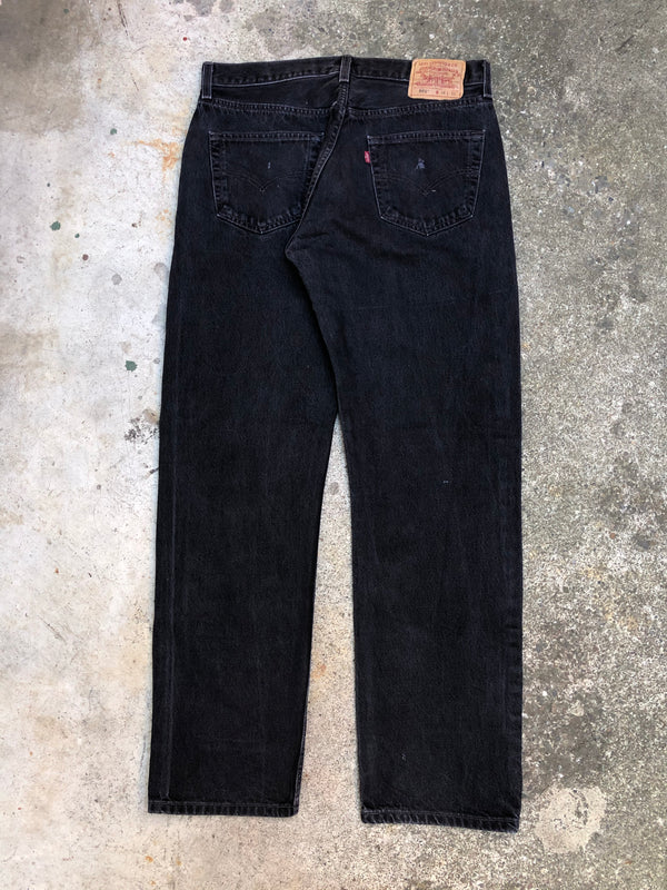 1990s Levis Faded Black 501 (33X30)