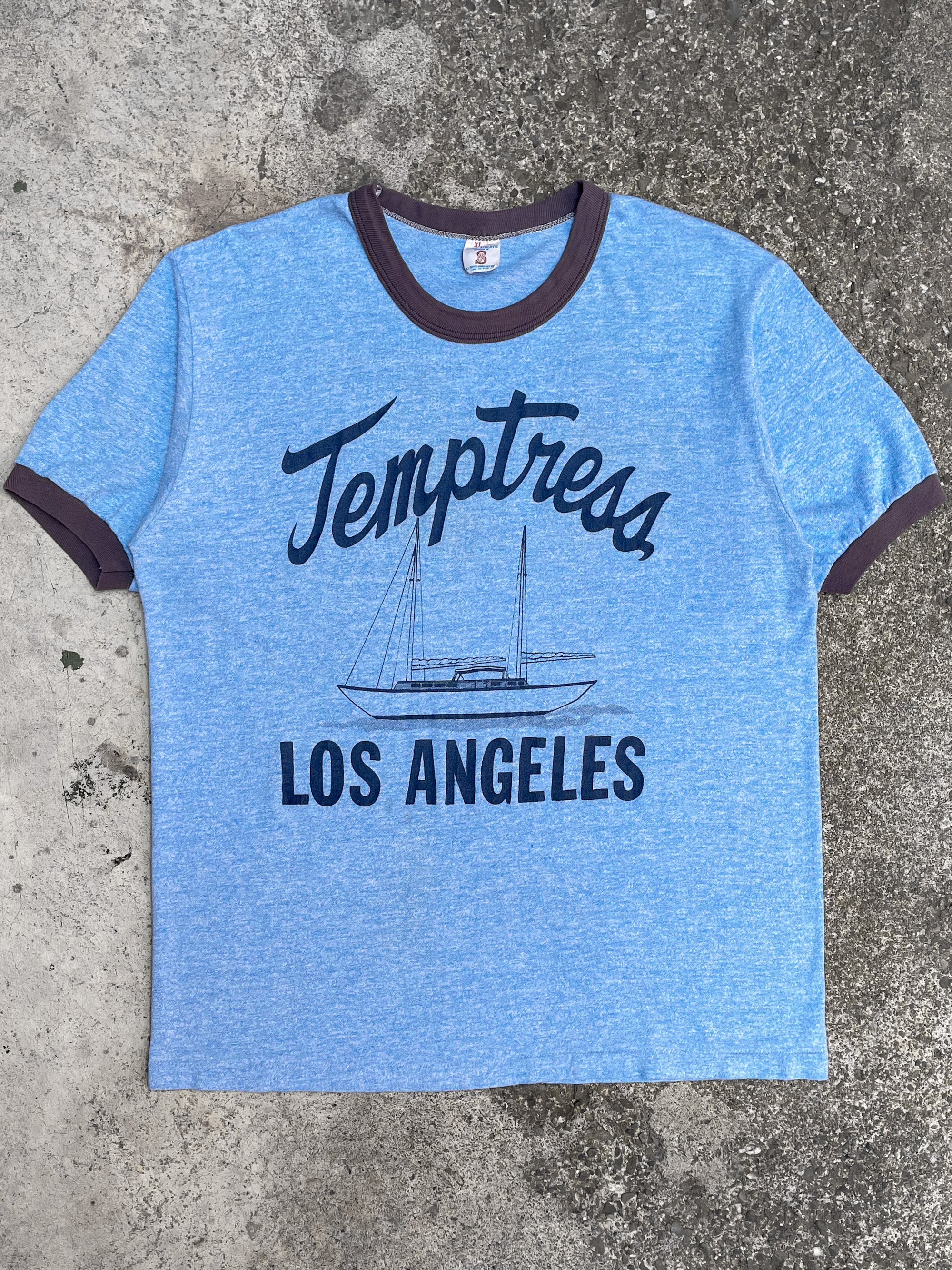 1980s “Temptress” Single Stitched Ringer Tee (M)