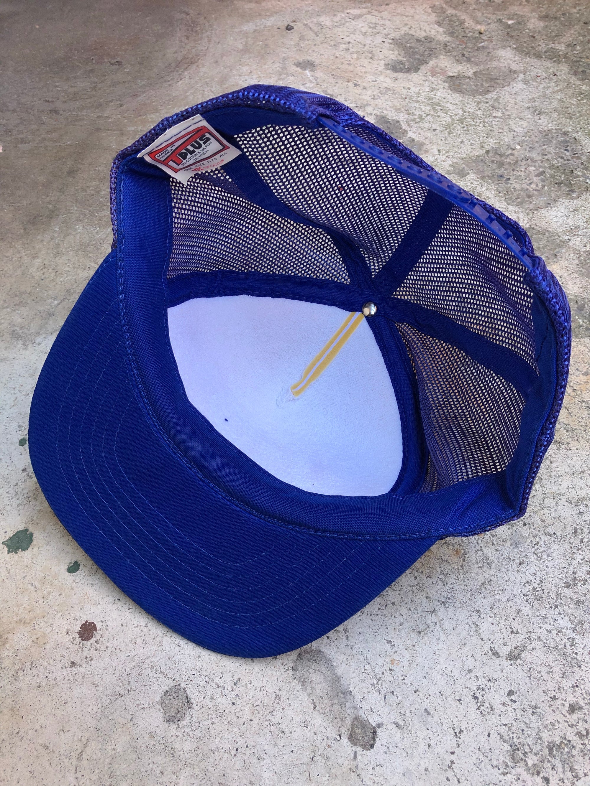 1990s Royal Blue “Rush Erection Inc” Trucker Hat