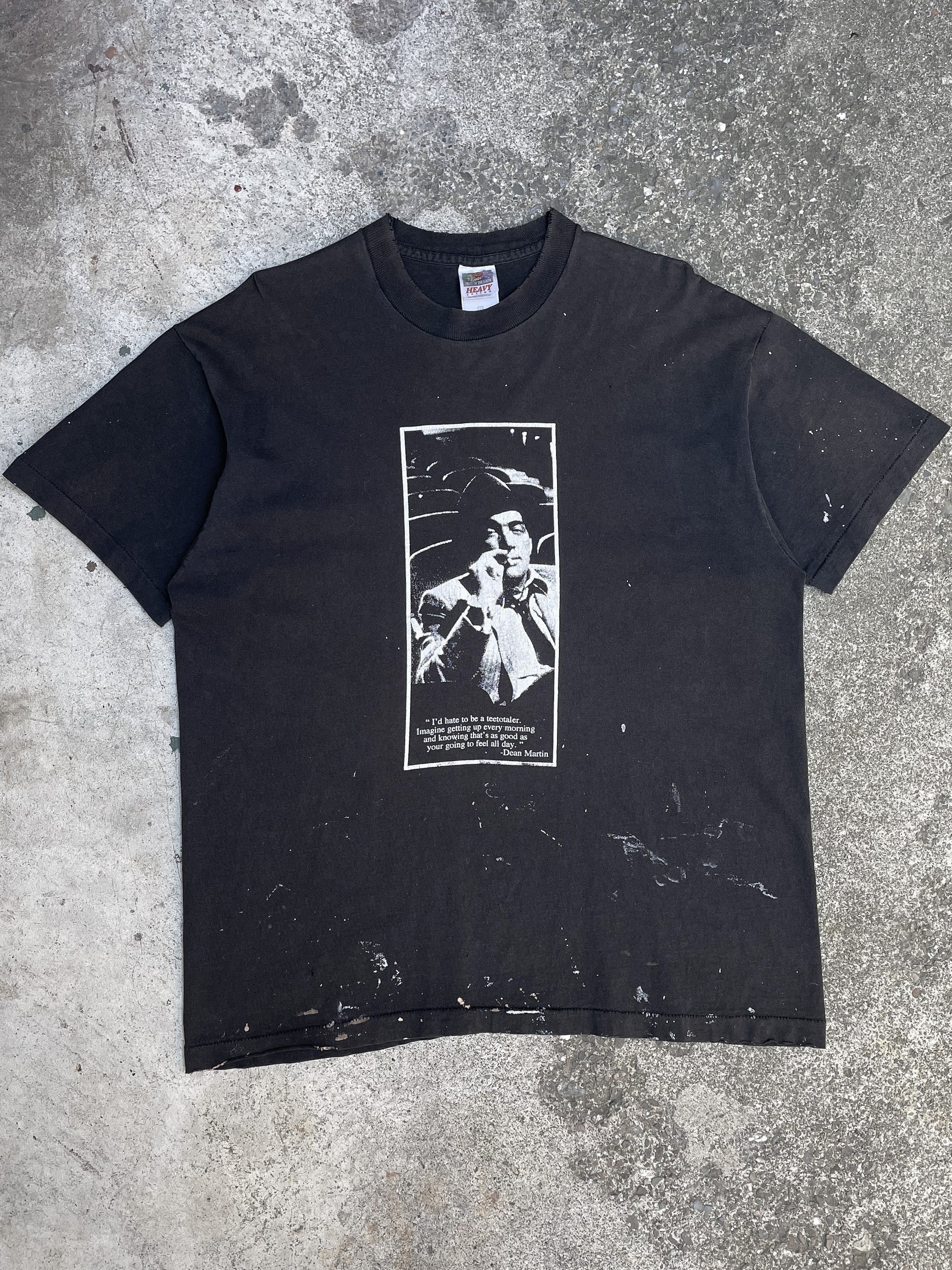 1990s “Teetotaler” Painted Single Stitched Tee