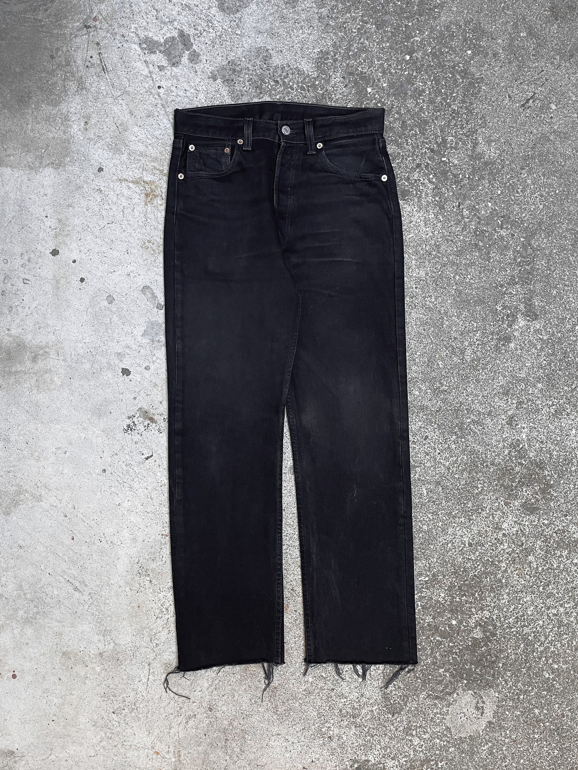 1990s Levi’s Black 501 Raw Hem (27X27)