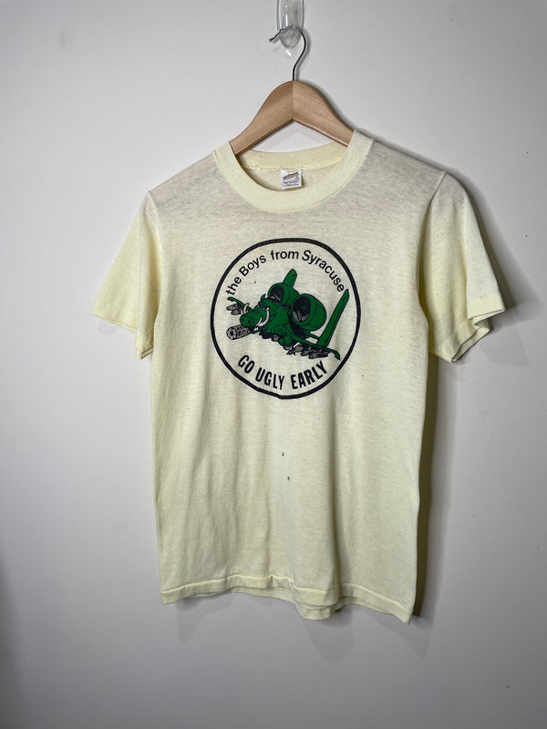 1980s “Go Ugly Early” Tee (XS/S)