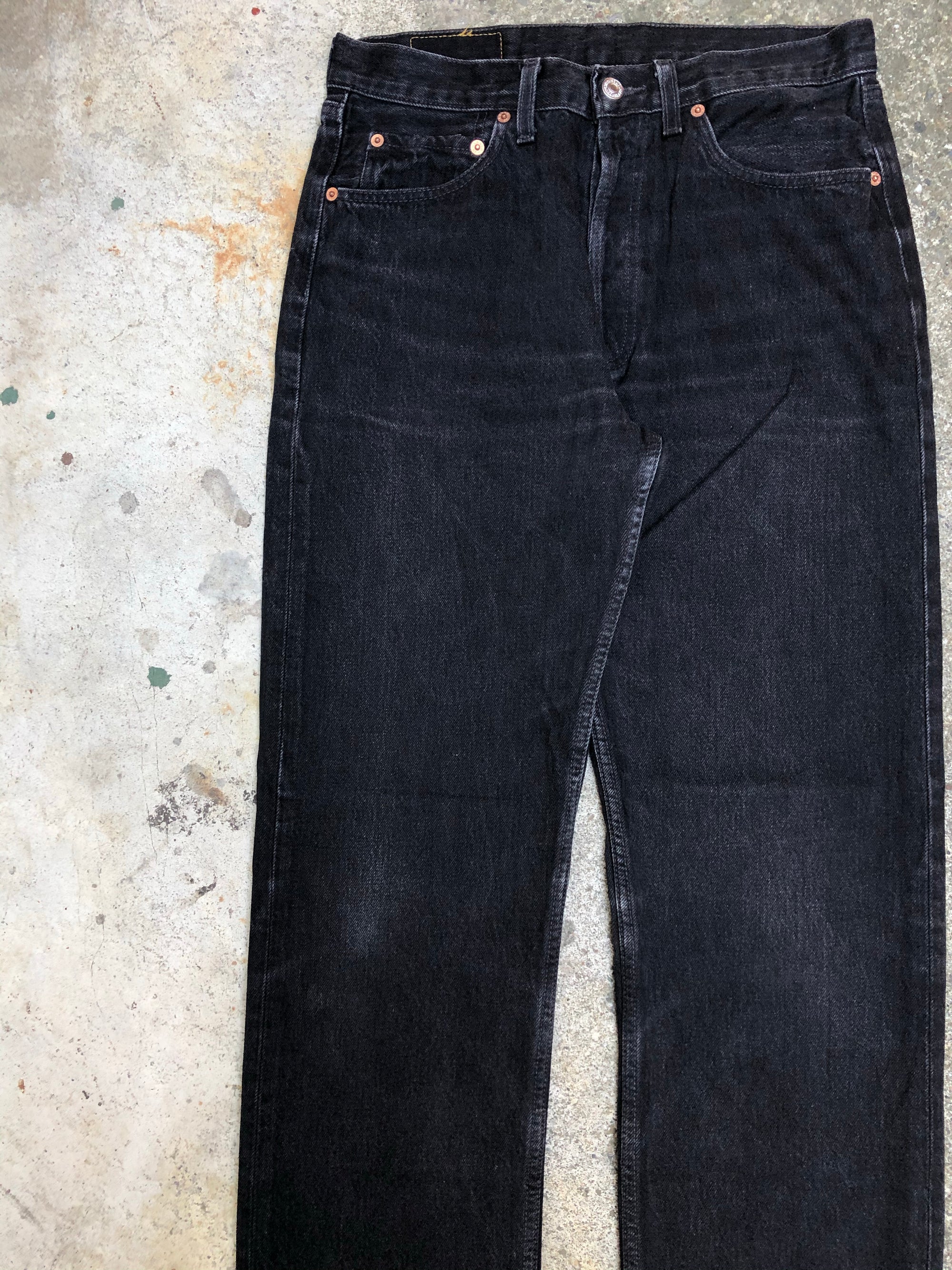 1990s Levis Faded Black 501 (30X30)