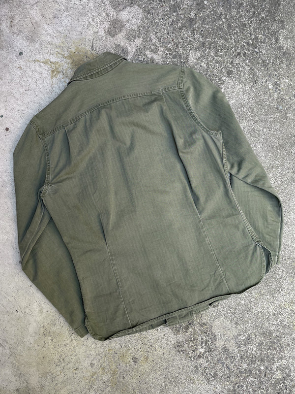 1940s/50s Faded Army Green HBT 13-Star Shirt