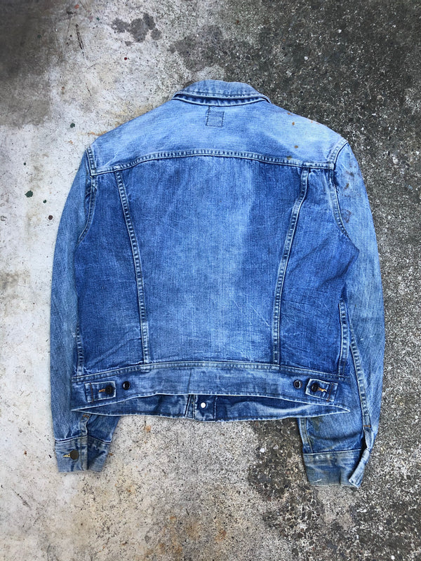 1970s Lee Faded Blue Denim Jacket (M/L)