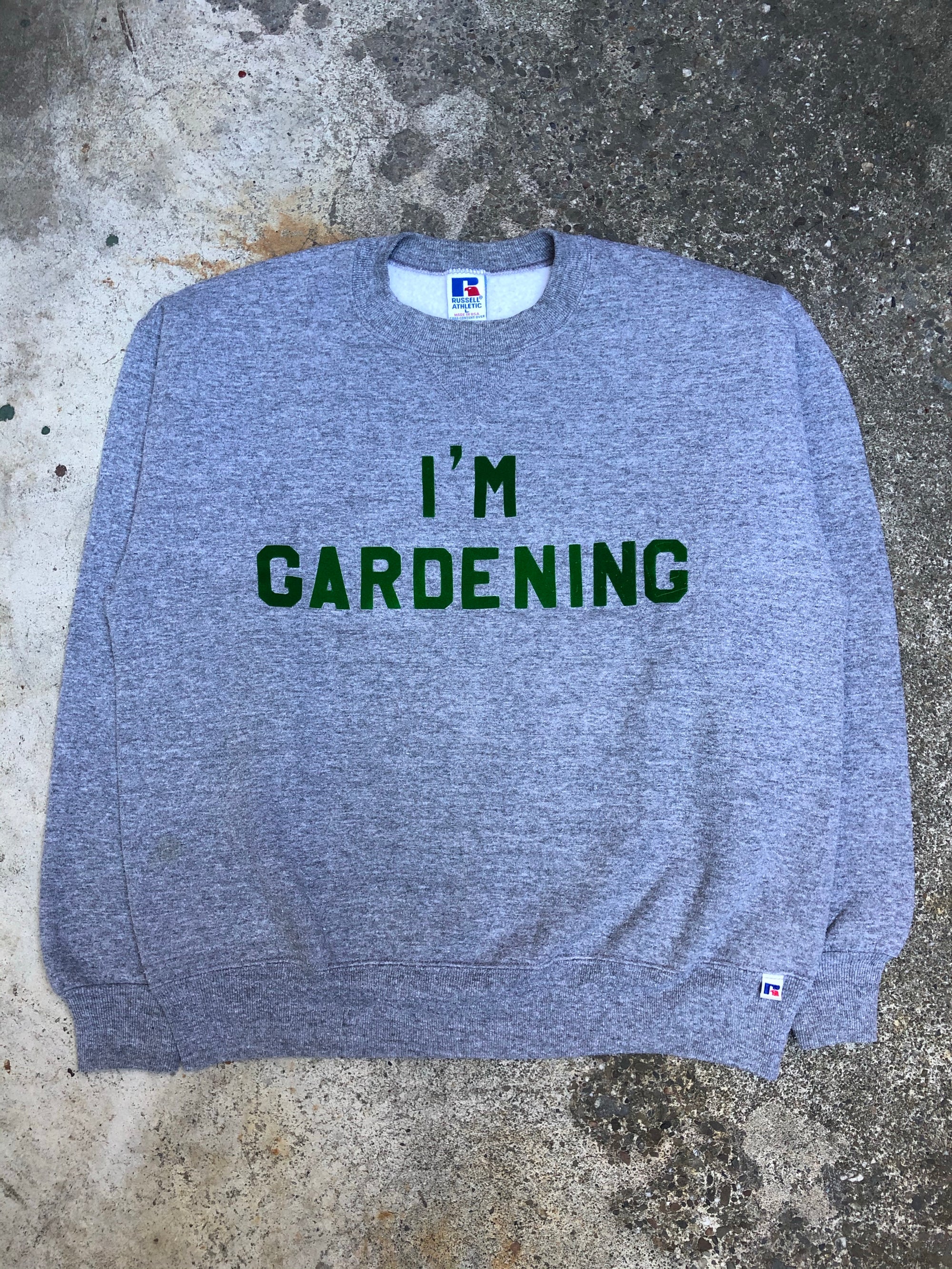 1980s Russell “I’m Gardening” Sweatshirt