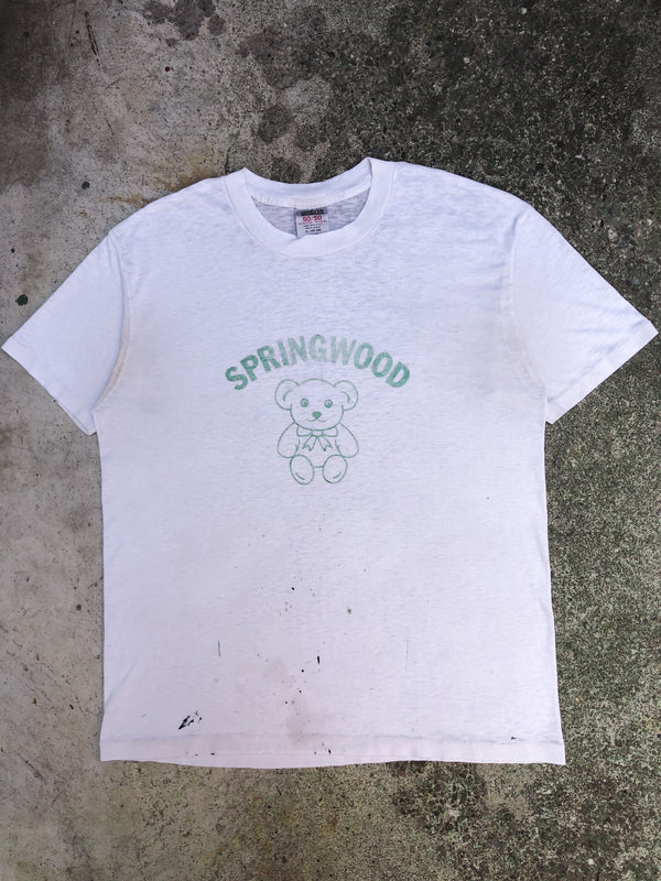 1980s Single Stitched “Springwood” Paper Thin Painted Tee