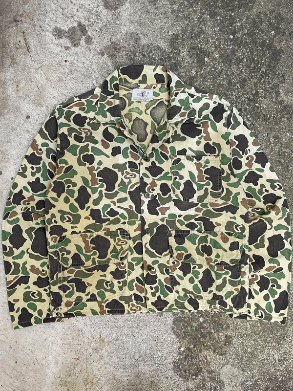 1970s Faded Camouflage Hunting Jacket