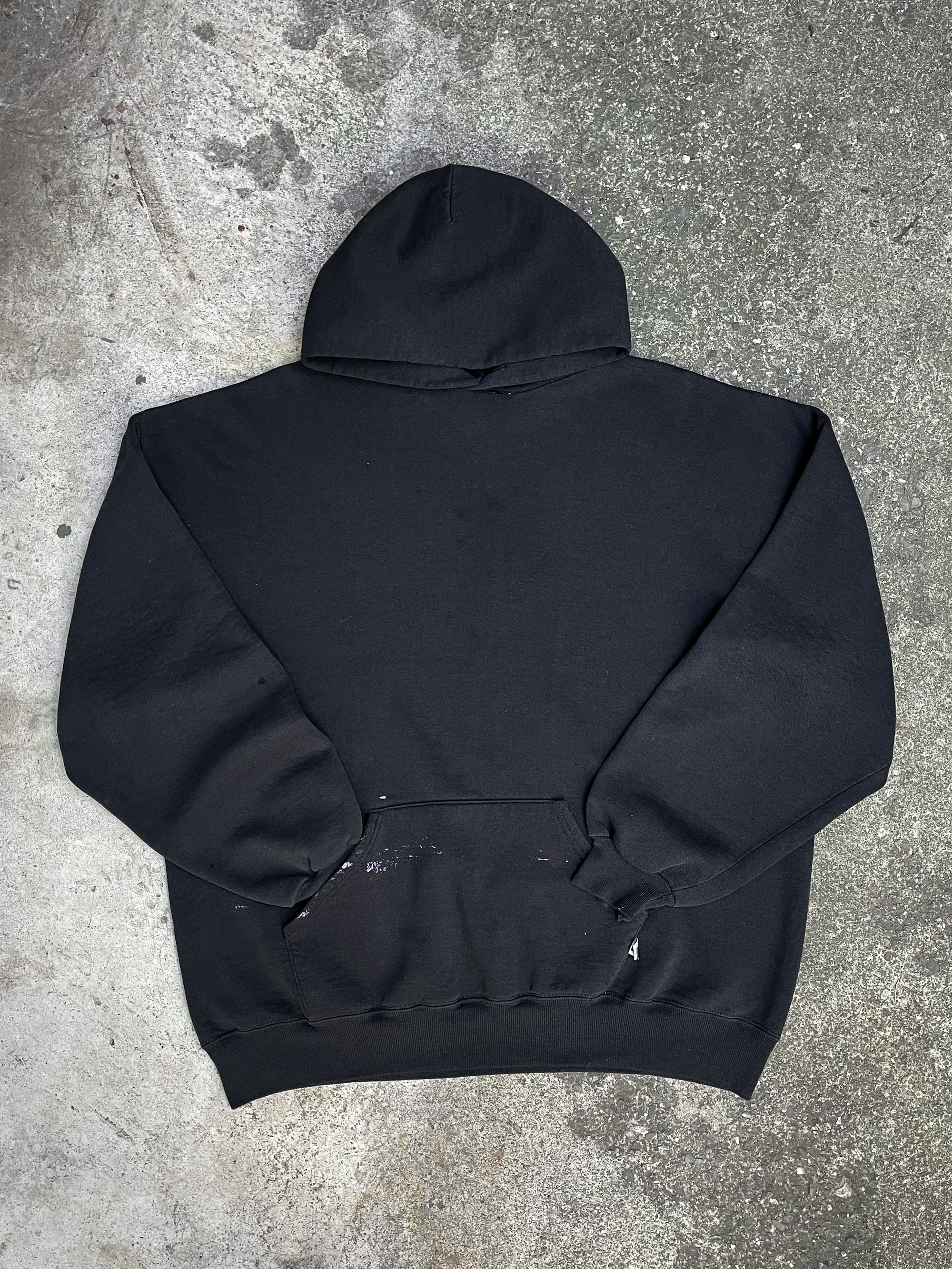 1990s Russell Black Blank Hoodie (XL/XXL)