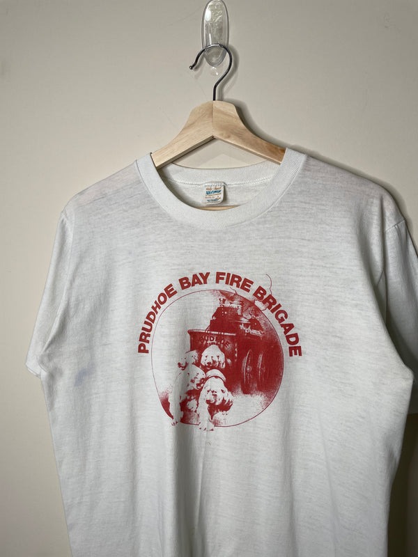 1980s “Prudhoe Bay Fire Brigade” Single Stitched Tee (M)