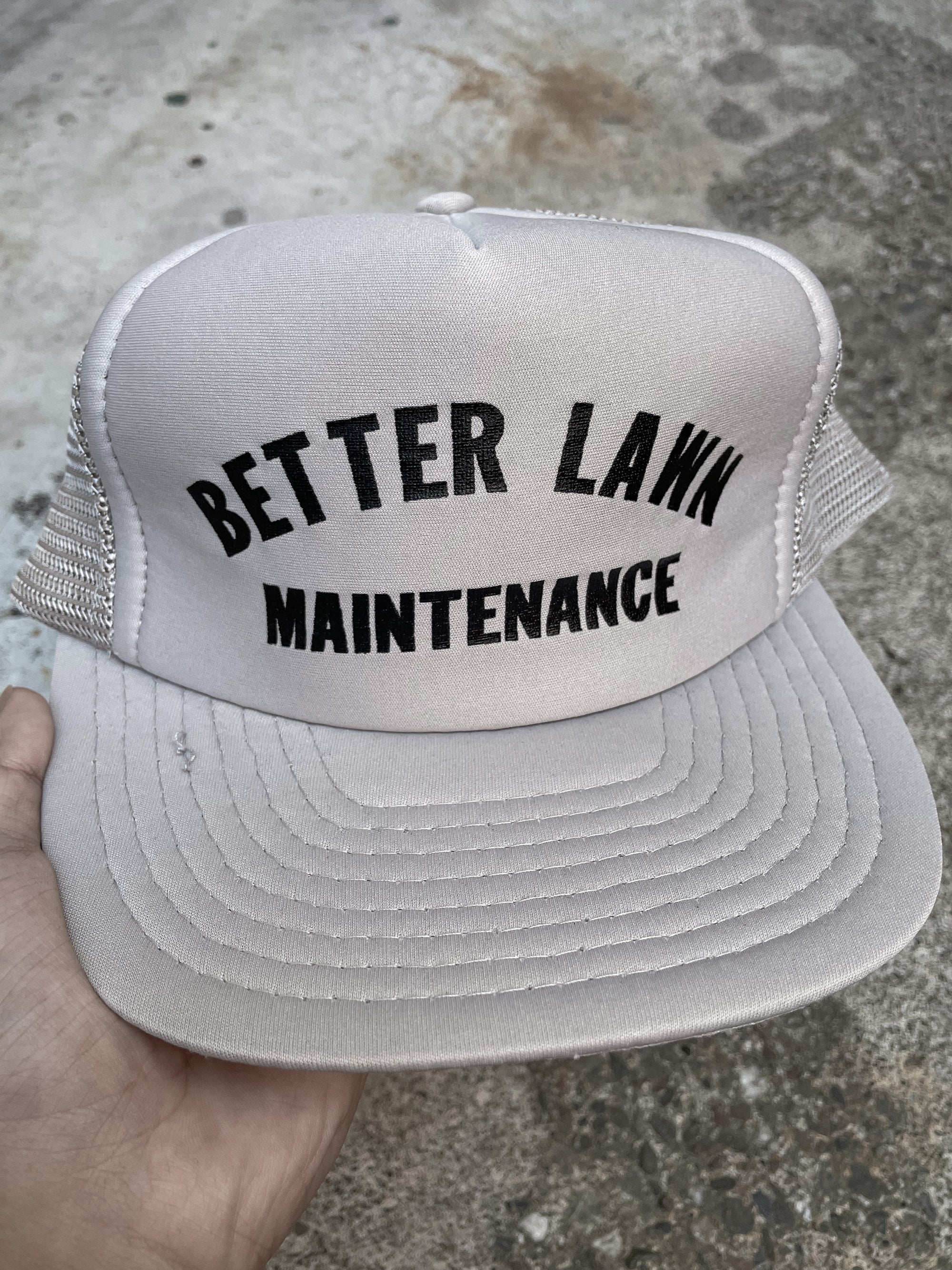 1980s “Better Lawn Maintenance” Trucker Hat