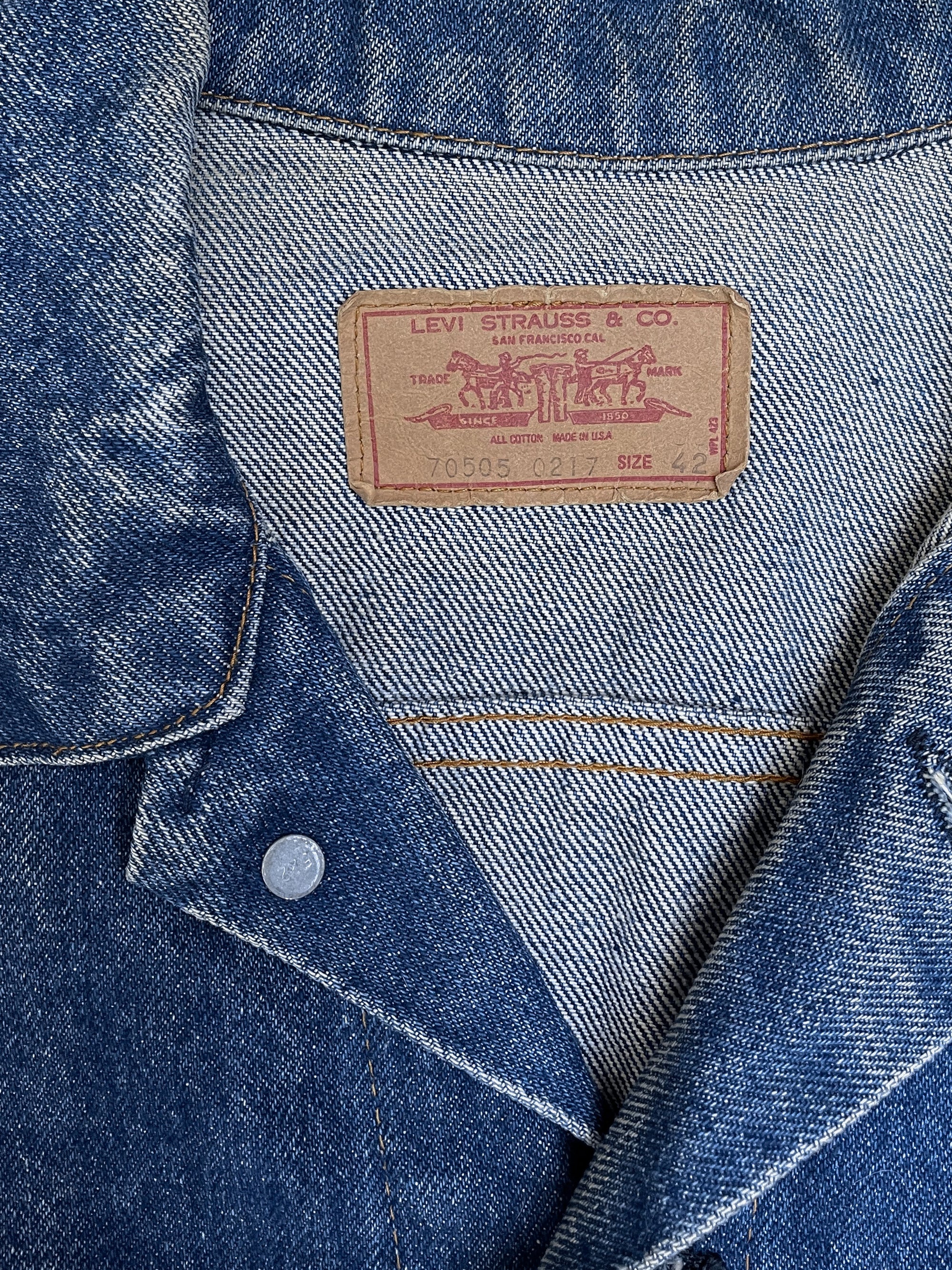 1970s Levi’s Dark Wash Indigo Denim Jacket